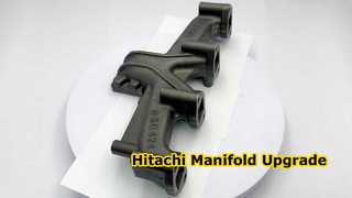 KBZE 8-94366021-0 AUSPUFF;VERTEILER 4BD1 4BG1 FÜR HITACHI EX120 EX135 ZAX110 ZAX130 ZAX160 ZAX180