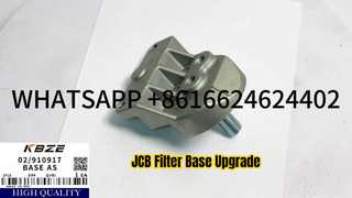 KBZE OEM 02/910917 Filterbasis, passend für JCB JS205 JS215 JS220 NXT215 Bagger