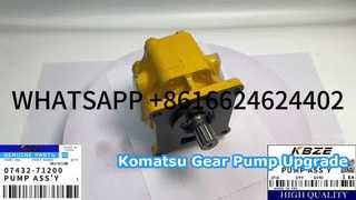 KOMATSU 07432-71200 141-43-00021 16Y-75-24000 ZAHNRADPUMPE FÜR D54A D75A D80A D85A D95S SD16 Für Sie