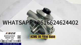 860514454 XCMG XE210 XE215 Bagger-Ölfilterbasis als KBZE-OEM-QUALITÄTSPRODUKT