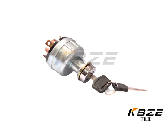 HITACHI 4186745 6LINE IGNITION SWITCH/SWITCH ASSEM WITH 2 KEYS REPLACEMENT FOR EX120, EX150, EX160WD, EX200, EX200K
