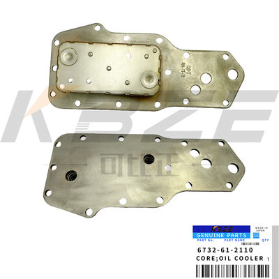 5P ENGINE OIL COOLER CORE FOR KOMATSU 4D102 6732-61-2110 CUMMINS 4BT EXCAVATOR ENGINE