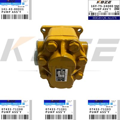 KOMATSU 07432-71200 141-43-00021 16Y-75-24000 GEAR PUMP FOR D54A D75A D80A D85A D95S SD16