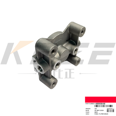 SANY SY215 HYUNDAI R215 4990848 EXCAVATOR FUEL FILTER BASE FOR CUMMIN S 6BT ENGINE