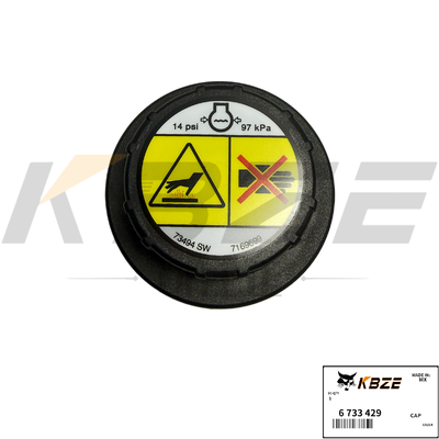 KBZE BRAND 6733429 ABS Material Coolant Tank Cap for BOB CAT T140 T300 T550 T770 S300 S750 with OEM Quality and Long-Lasting Durability