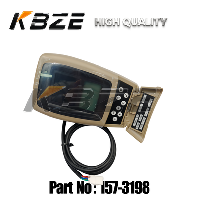 KBZE HIGH QUALITY 157‑3198 EXCAVATOR PARTS LCD MONITOR FOR CAT320C 330C EXCAVATOR CAB CONTROL MONITOR ASSEMBLY