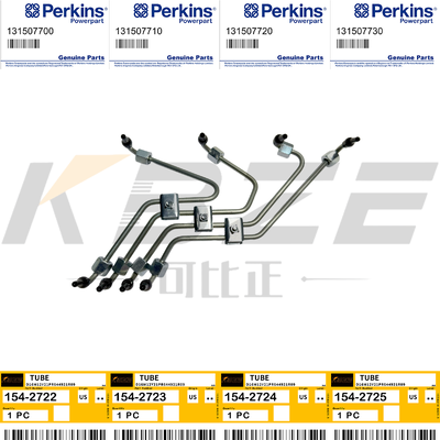 KBZE 154-2722 154-2723 PERKINS 404D-22 C2.2 3014 3024 ENGINE FUEL LINES 154-2724 154-2725 FITS FOR E304.5 E305 E306 E307 MINI EXCAVATOR