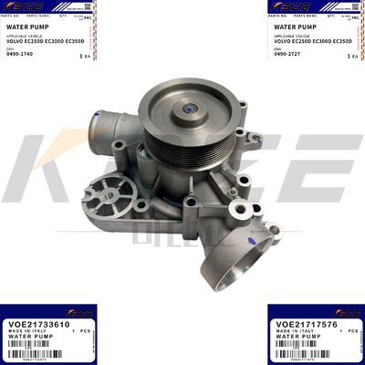KBZE 21733610 VOL-VO D8K ENGINE DEUTZ TCD2013 WATER PUMP FOR EC250D EC300D EC350D G900B L110 L120