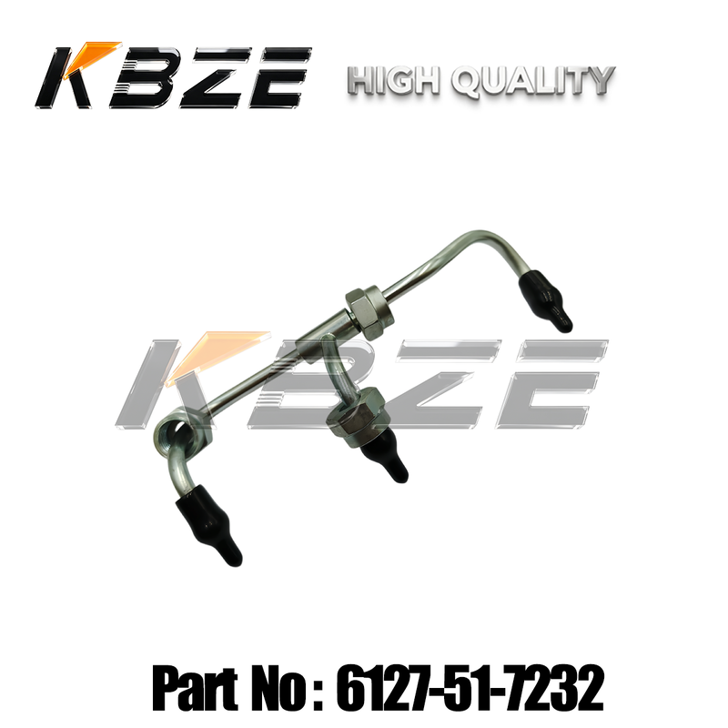 KBZE EXCAVATOR FUEL SUPPLY LINE 6127-51-7232 FITS KOMATSU D155A ENGINE SAA6D155E-4