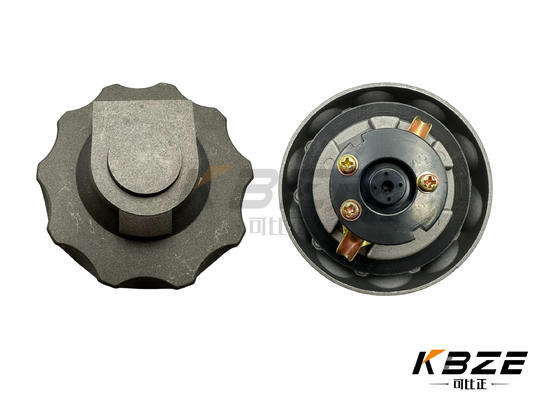 HYUNDAI 31N4-02120 31N402120 Kraftstoffbehälterkappe / Kraftstofffüllkappe mit 2 Schlüsseln Ersatz für Bagger R110-7 R140-7 R160 R180