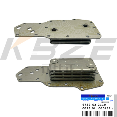Komatsu 6D102 6732-62-2110 7P Ölkühler Kern Cummins 6BT 3957544 3921558 Motor für Bagger